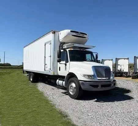 Box truck parked outside